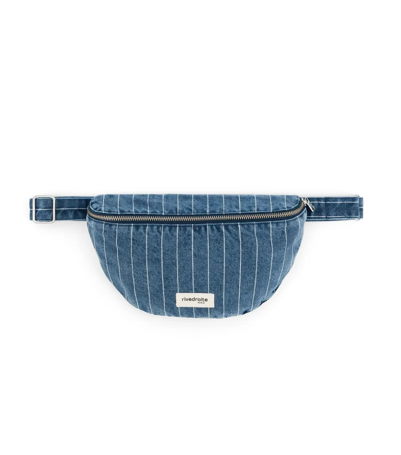 Banane Rivedroite - Custine Striped blue denim