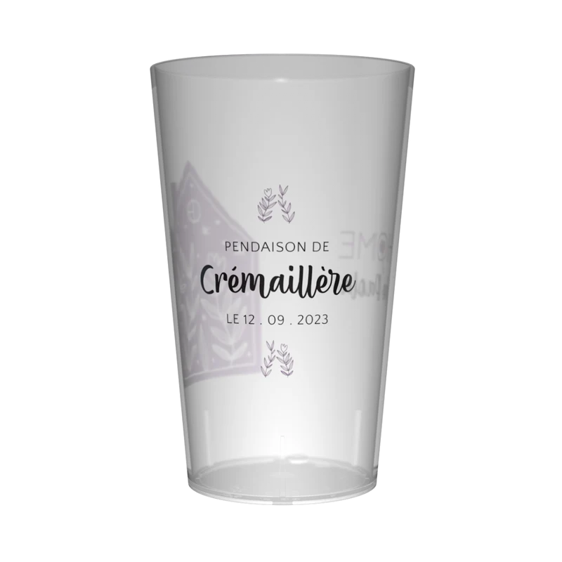 Gobelet personnalisé Crémaillère Home