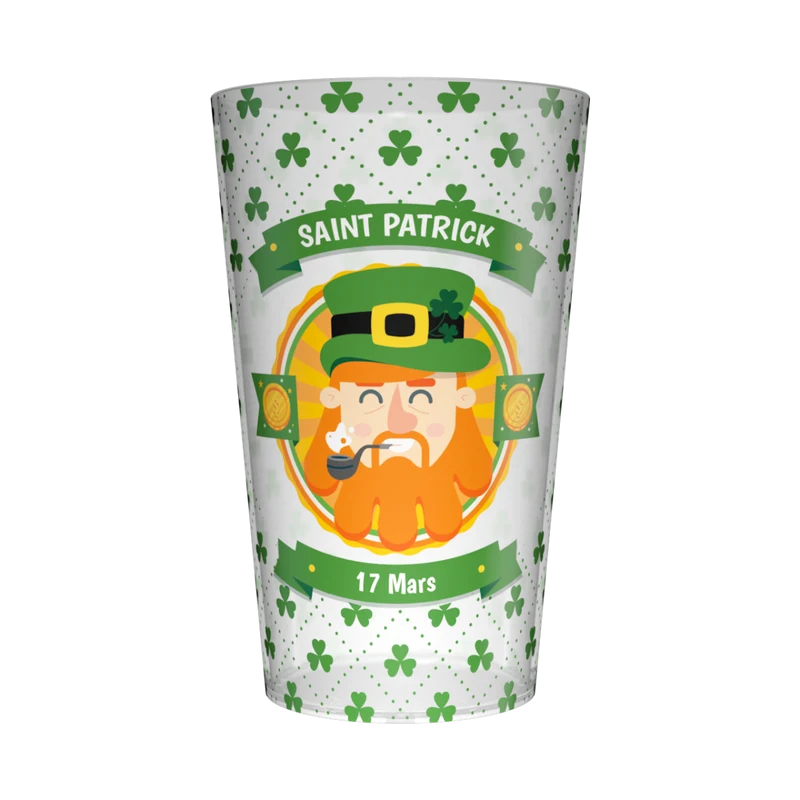 Gobelet personnalisé Saint-Patrick Lutins