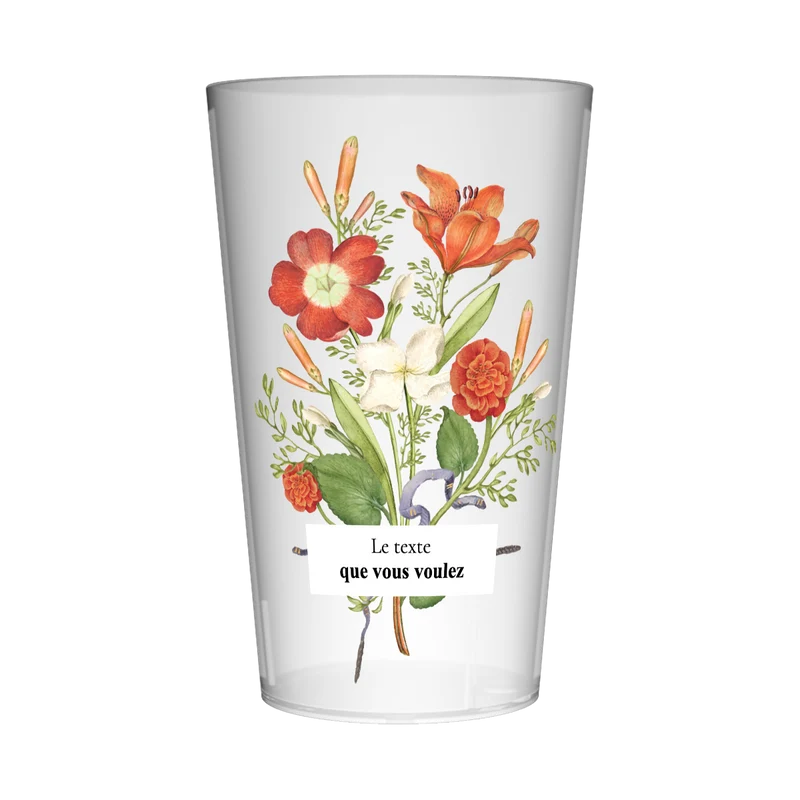 Gobelet personnalisé Tendance Bouquet