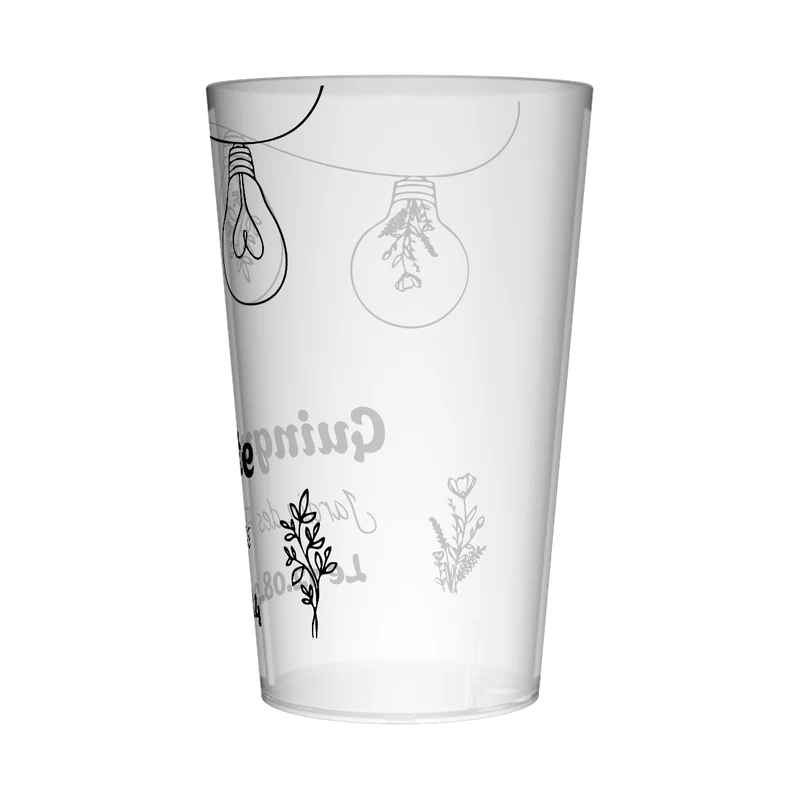 Gobelet personnalisé Guinguette Guirlande Ampoule