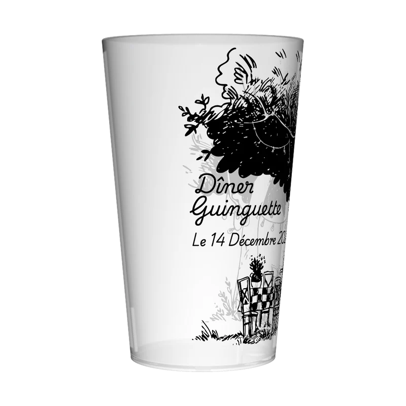 Gobelet personnalisé Guinguette Dessins
