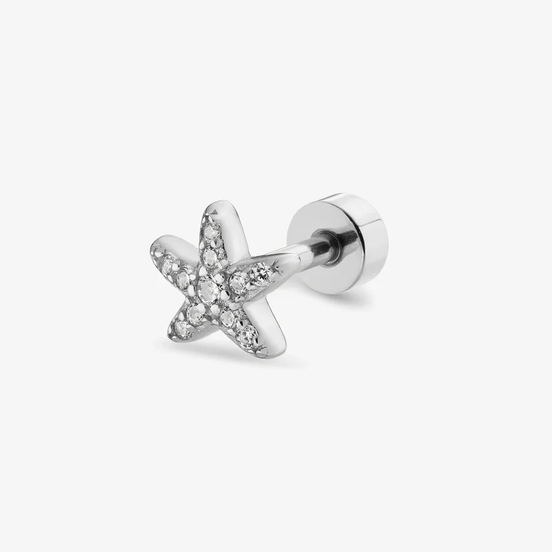 Piercing Nébuleuse bijoux (unité) - Petite Ariel argentée