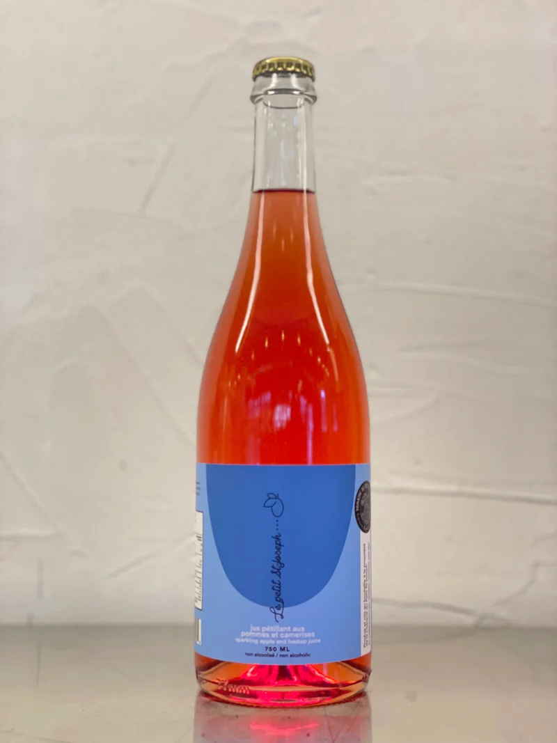 Jus pétillant pomme-camerise