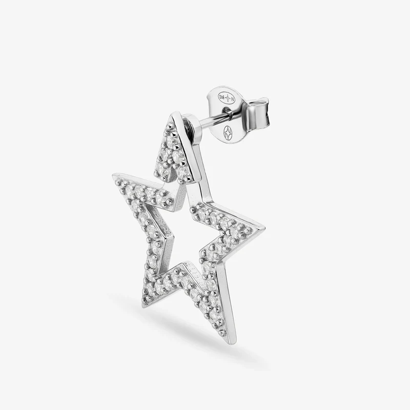 Puces Nébuleuse bijoux (unité) argent - Celestine