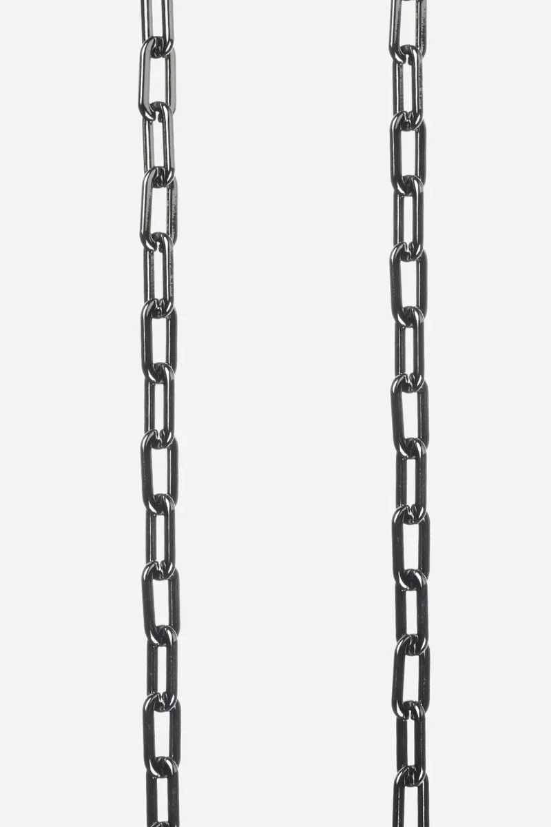 Chaine téléphone - Longue Mia Noir 120 cm