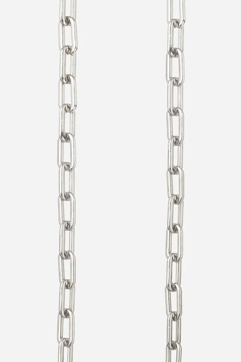 Chaine téléphone - Longue Mia Argent 120 cm