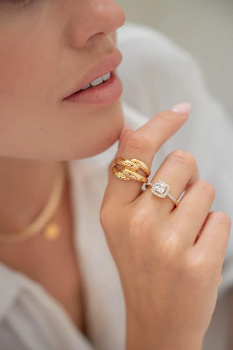 Bague empierrée - Liora