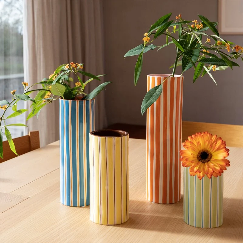Vase | &Klevering - Ray orange