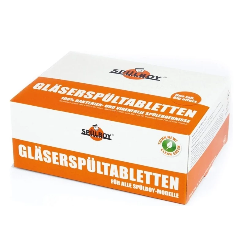 SPÜLBOY Classic Gläserspültabletten | 750g (48 Stk.) | Gastro-Reiniger