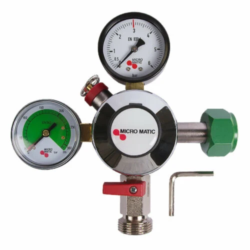 N2 Druckminderer Micro Matic 7 bar | 1-leitig mit 1/2" Ausgang
