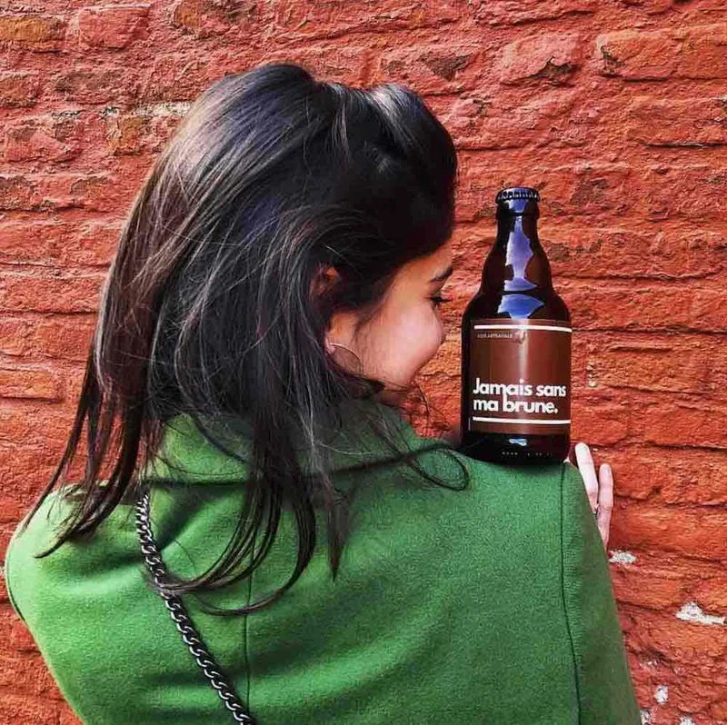 Bière jamais sans ma brune