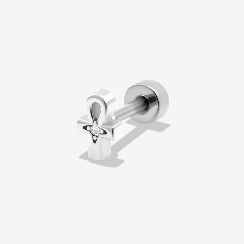 Piercing Nébuleuse - Anhk argent