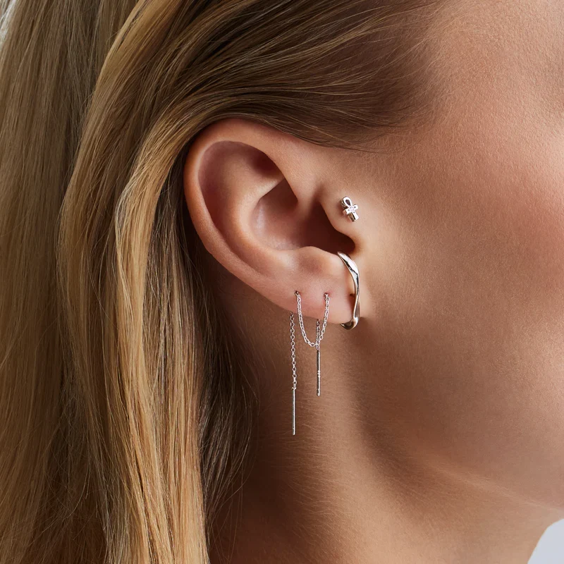 Piercing Nébuleuse - Anhk argent