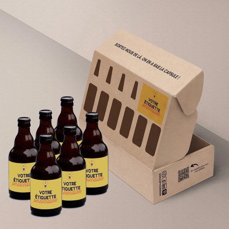 Bière saoul mate avec prénom personnalisé