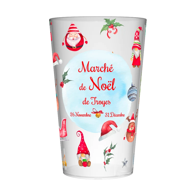 Gobelet personnalisé Noël Éléments