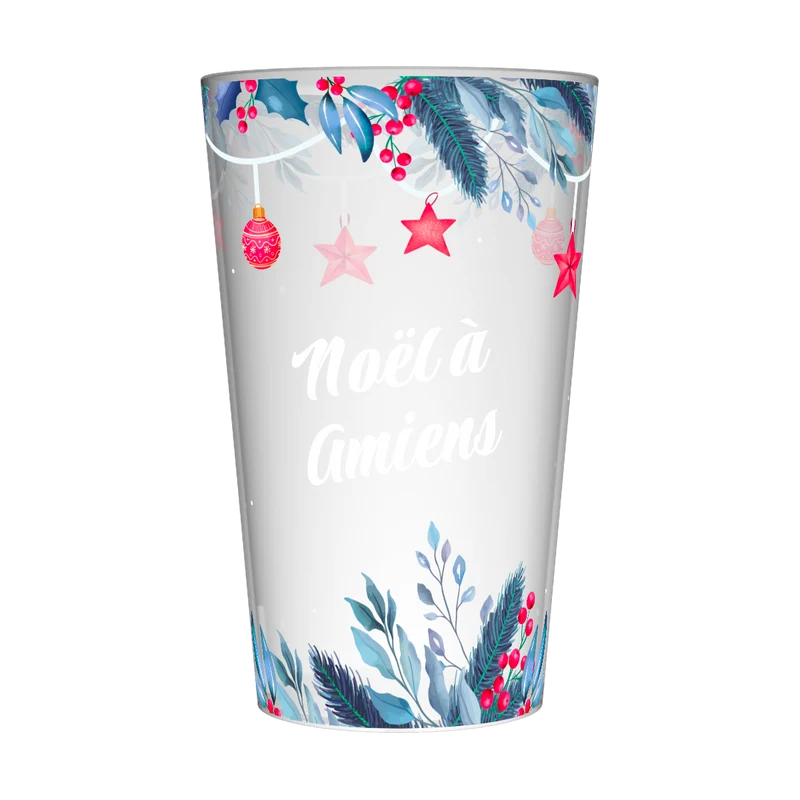 Gobelet personnalisé Noël Guirlande