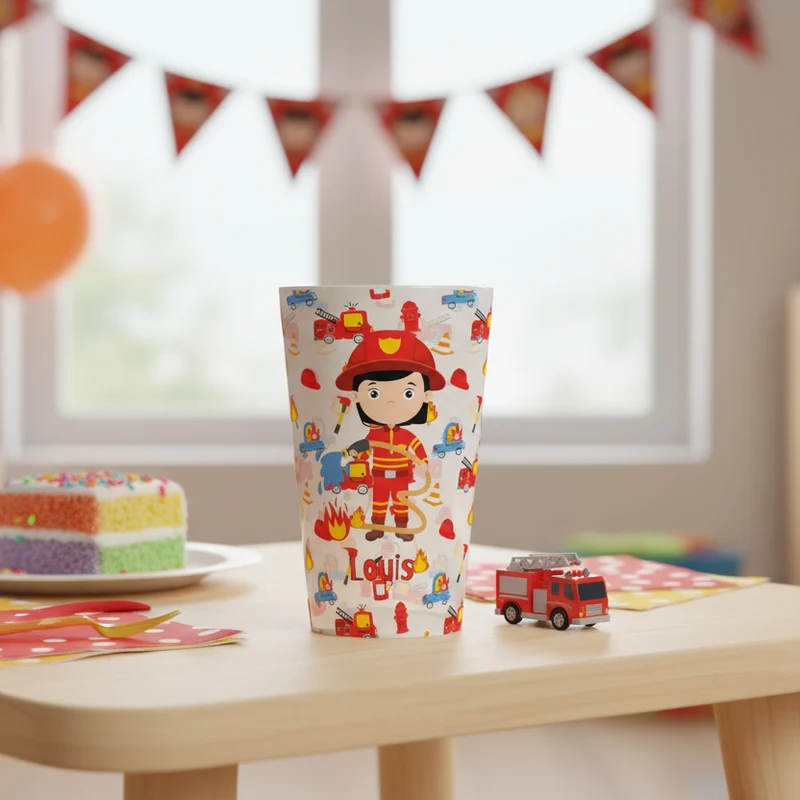 Gobelet personnalisé Enfant Pompier