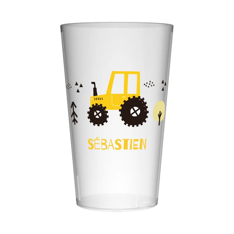 Gobelet personnalisé Enfant Tracteur