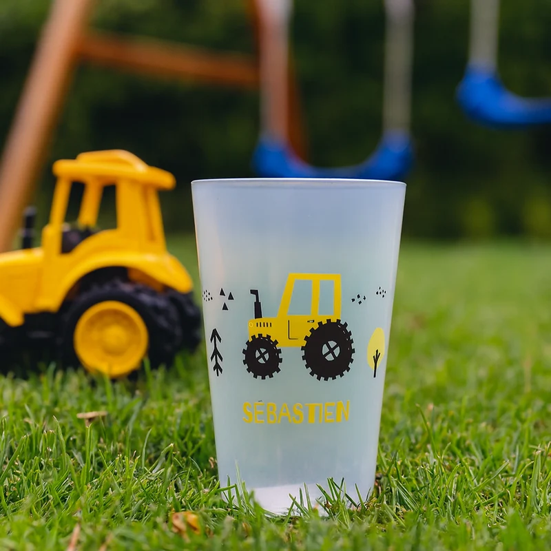 Gobelet personnalisé Enfant Tracteur