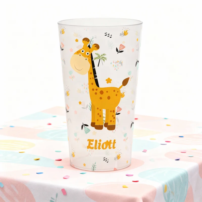 Gobelet personnalisé Enfant Girafe
