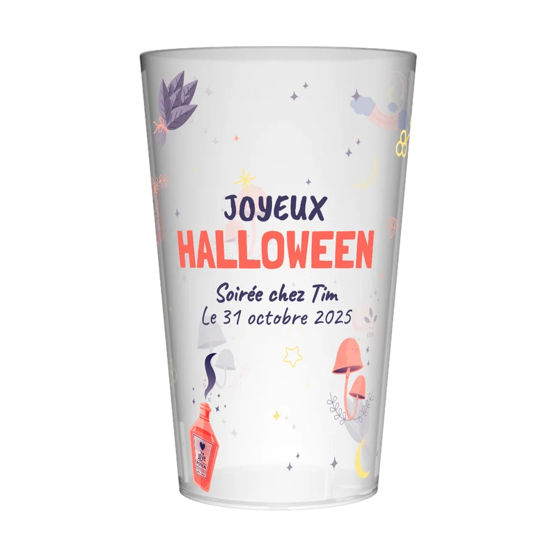 Gobelet personnalisé Halloween Potion