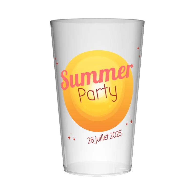 Gobelet personnalisé Soirée Summer