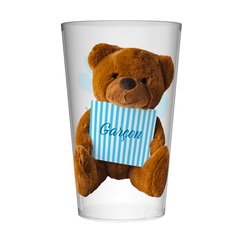 Gobelet personnalisé Baby Shower Peluche
