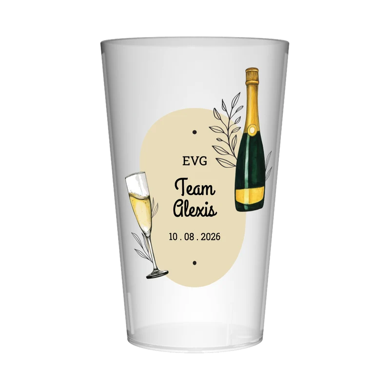 Gobelet personnalisé pour EVG Champagne