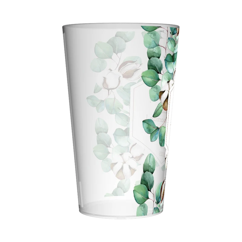 Gobelet personnalisé Baby Shower Fleur de coton