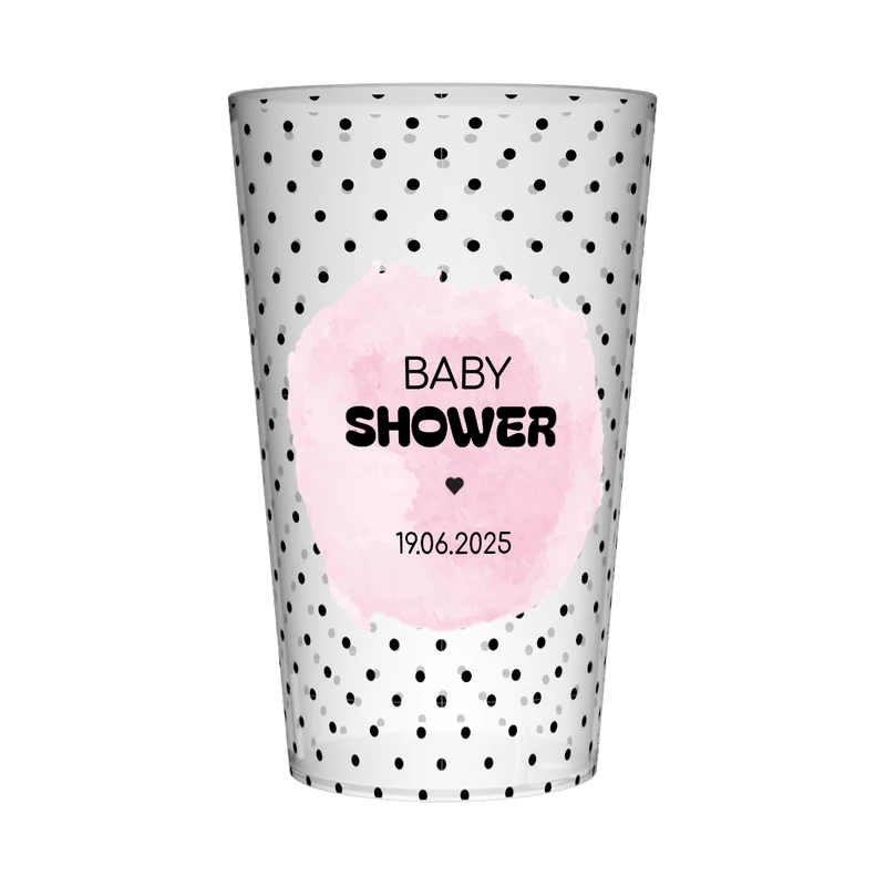 Gobelet personnalisé Baby Shower Pois