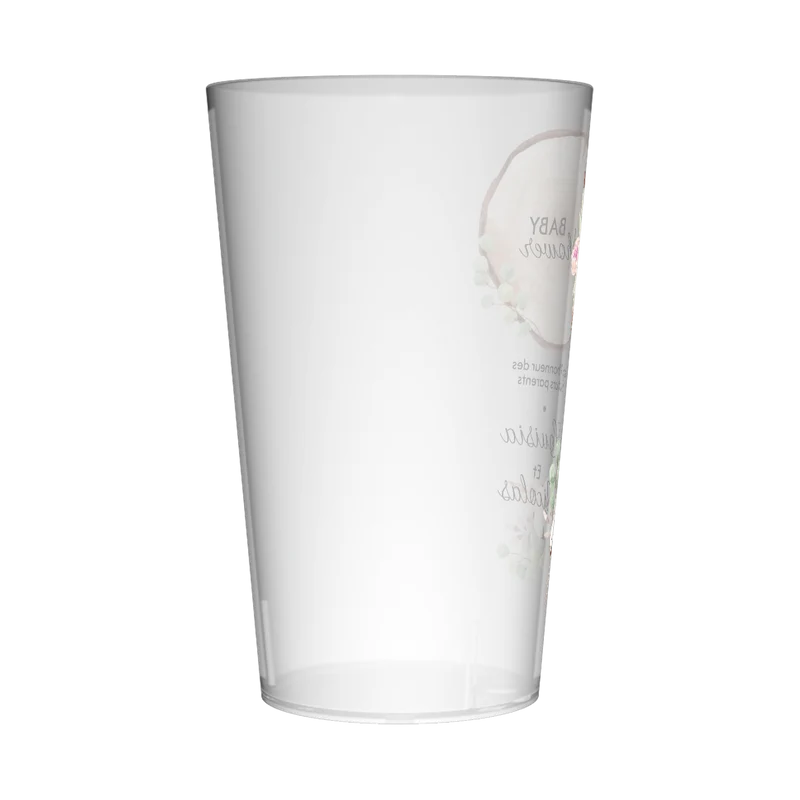 Gobelet personnalisé Baby Shower Bois & Coton