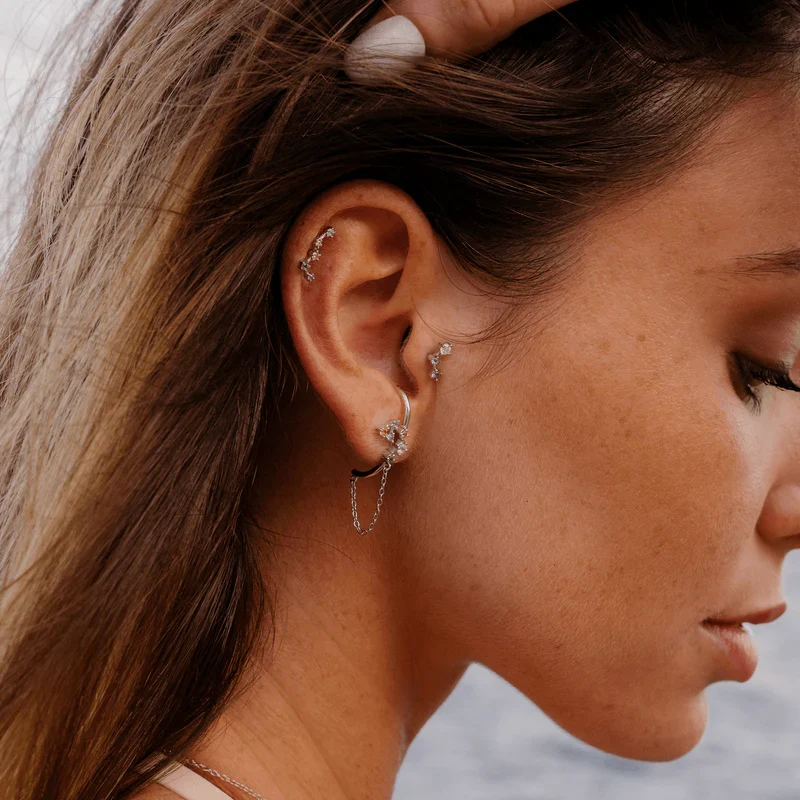 Piercing Nébuleuse bijoux (unité) | Orion argent multico