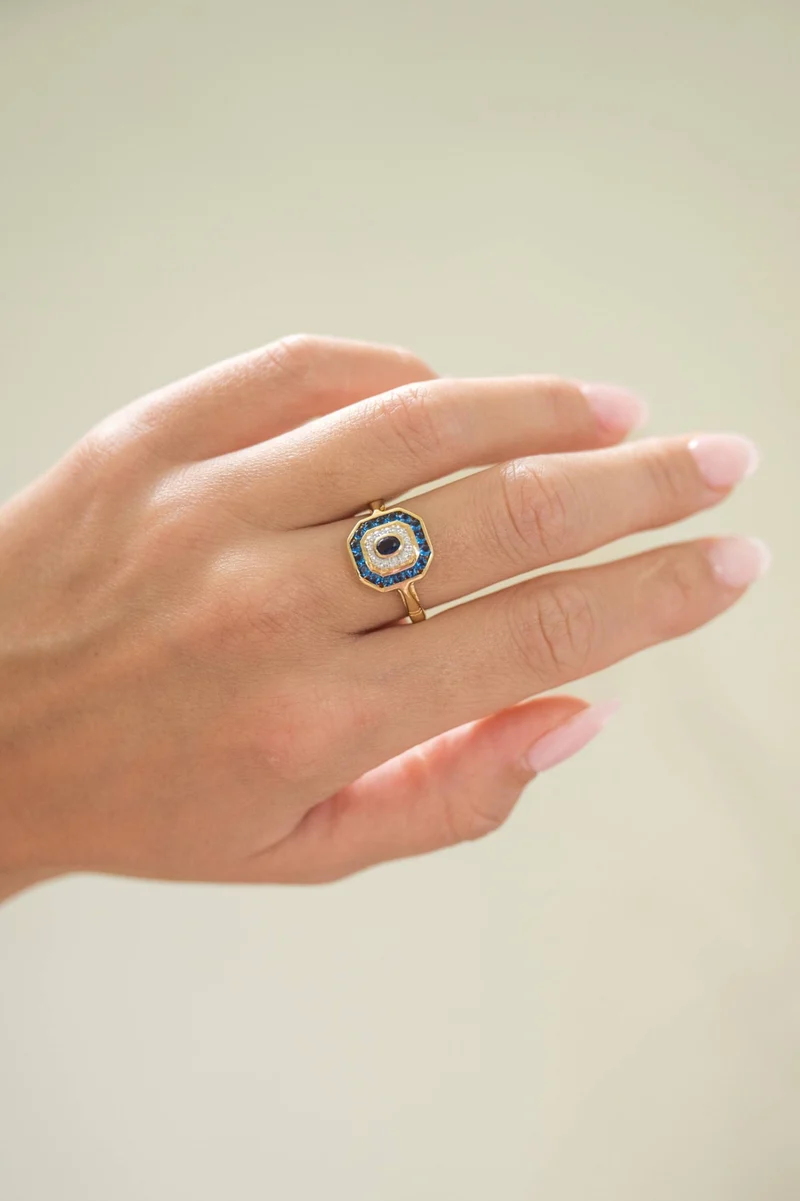 Bague empierrée - Zélie
