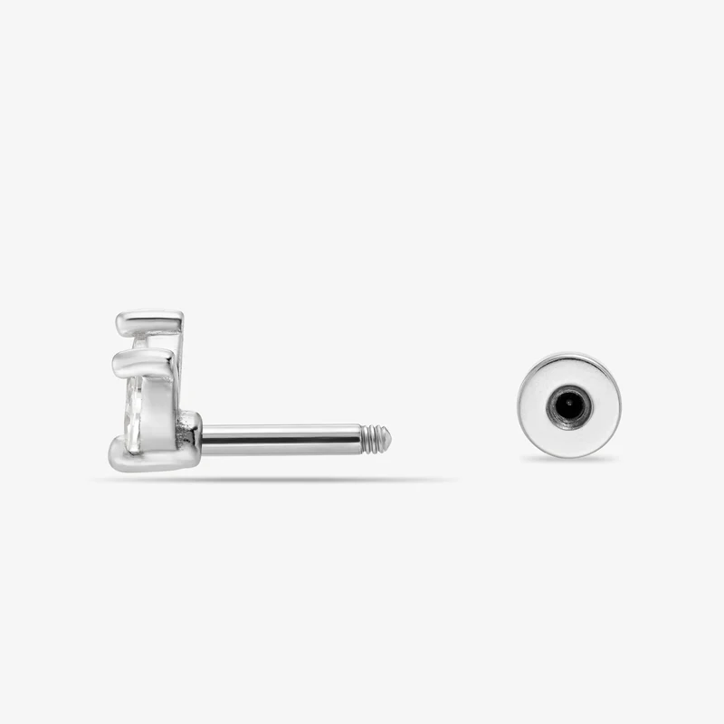 Piercing Nébuleuse bijoux (unité) - Noora argenté