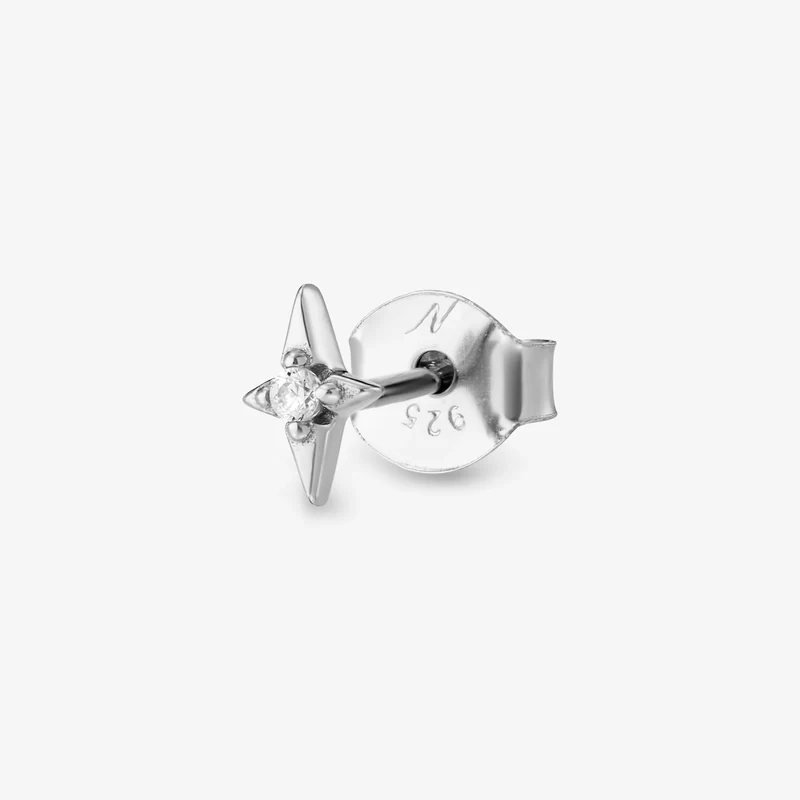 Puces Nébuleuse bijoux Argent (unité) - Belle étoile