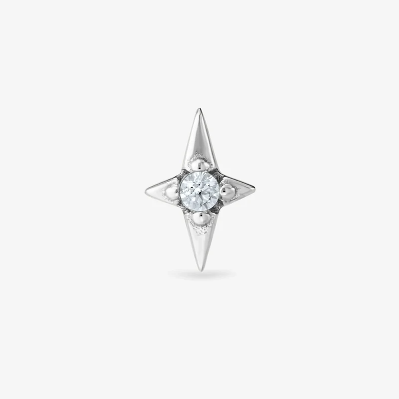 Puces Nébuleuse bijoux Argent (unité) - Belle étoile