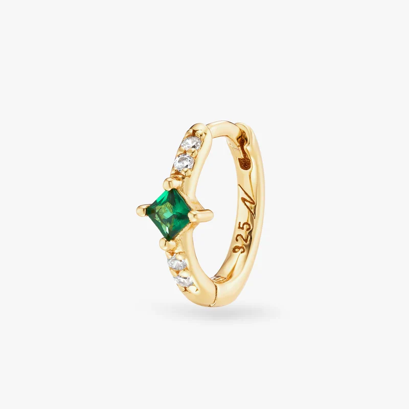 Mini créoles Nébuleuse bijoux (unité) - Rym émeraude
