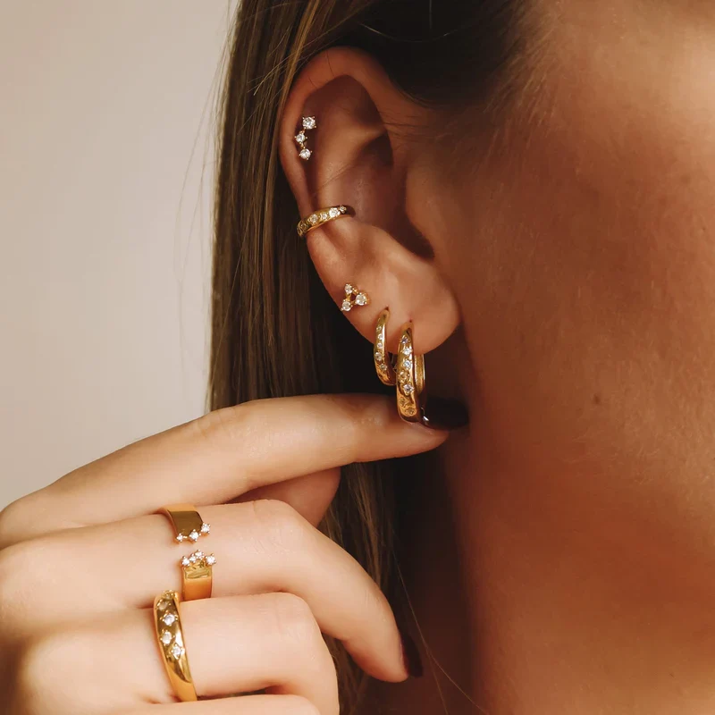 Piercing Nébuleuse bijoux (unité) - Orion blanc