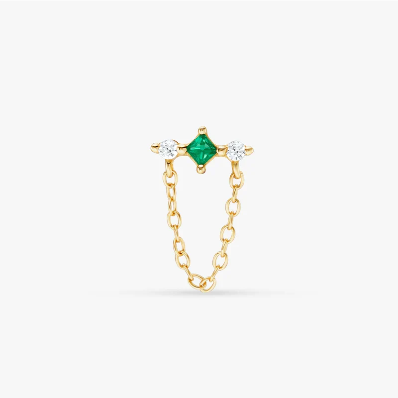 Puces Nébuleuse bijoux (unité) - Isis émeraude