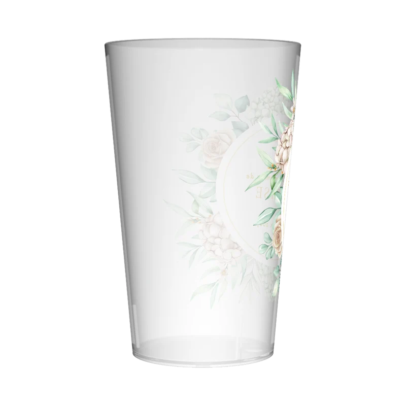 Gobelet personnalisé Communion Couronne Verte