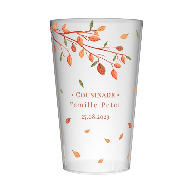 Gobelet personnalisé Cousinade Automne