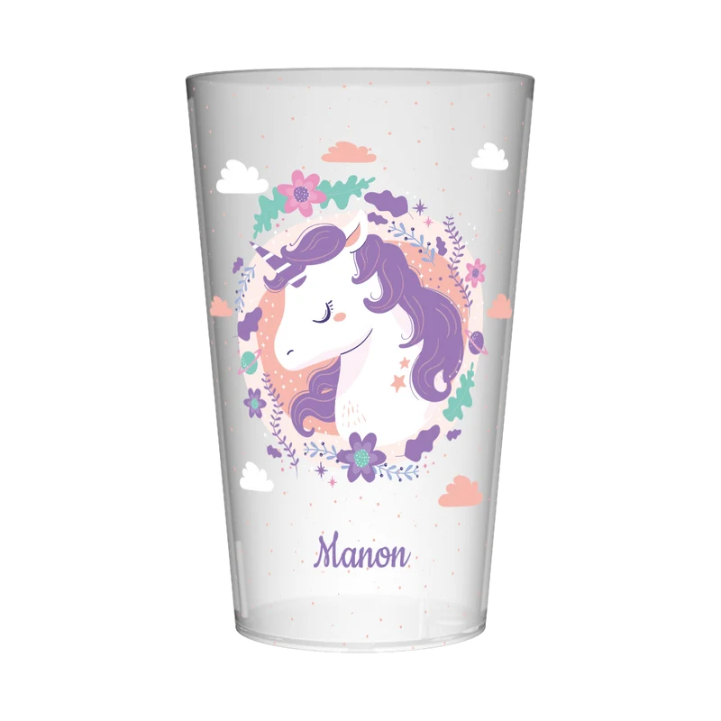 Gobelet personnalisé Enfant Licorne