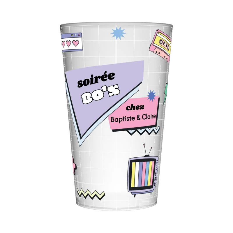 Gobelet personnalisé Soirée Vintage