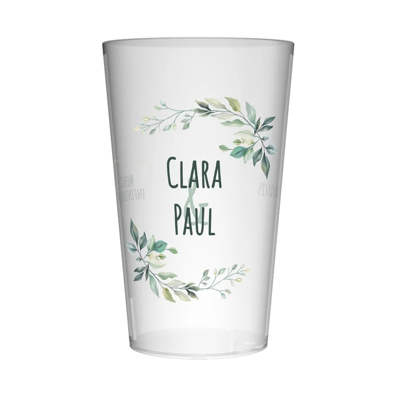 Gobelet personnalisé Mariage Paix