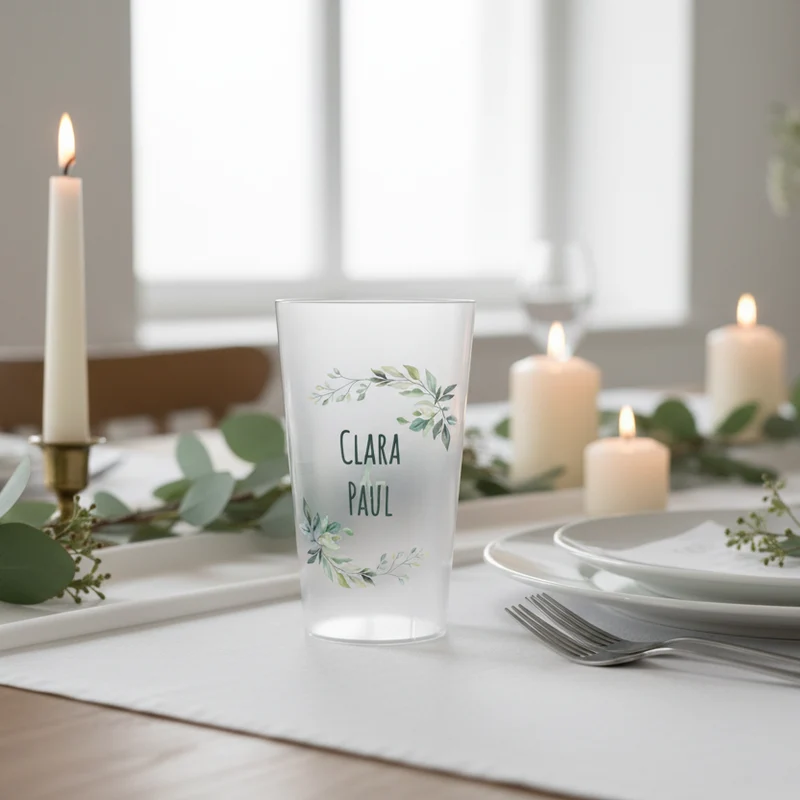 Gobelet personnalisé Mariage Paix