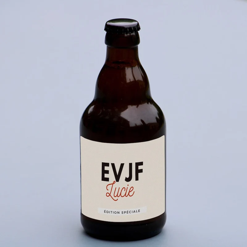 Bière eVJF prénom Édition spéciale