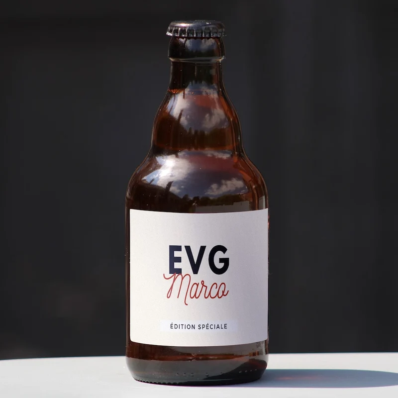 Bière EVG prénom Édition spéciale