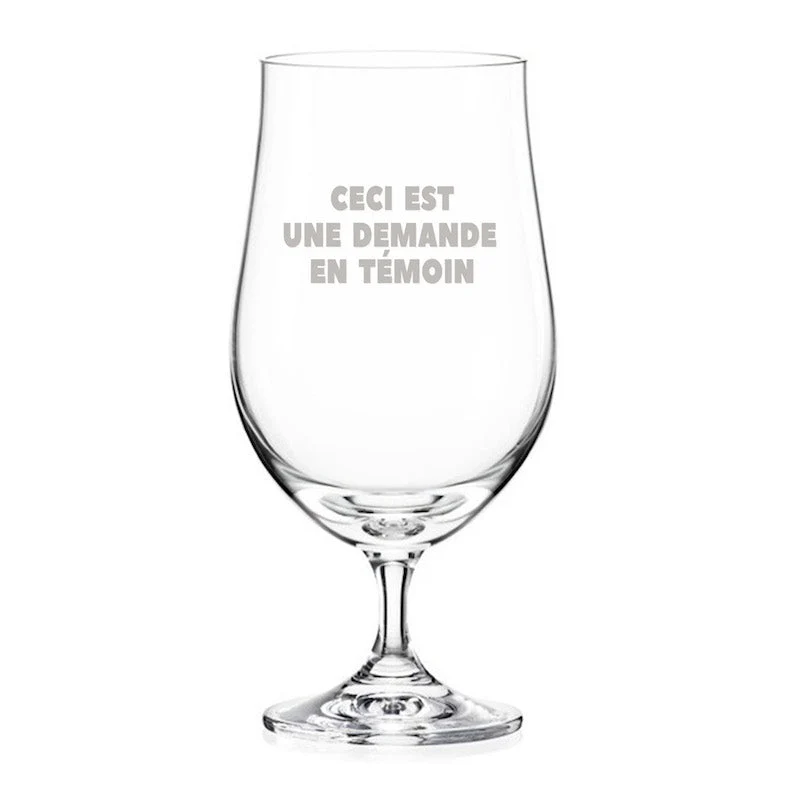 Ceci est une demande en témoin