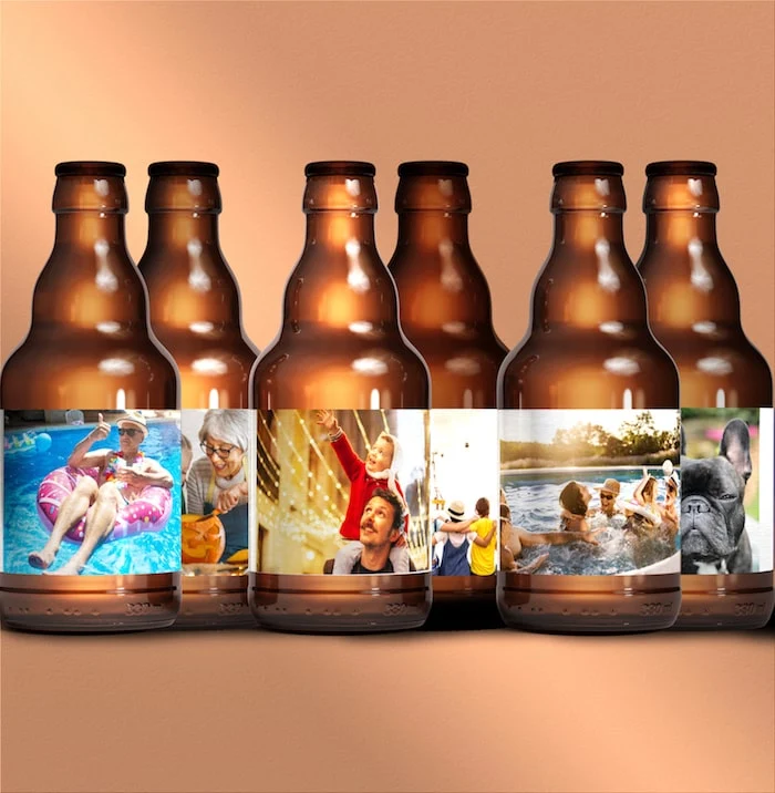 Coffret bière sur mesure des témoins avec vos photos